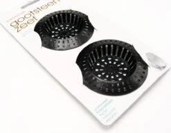 Doodadeals® Gootsteen Zeef - Afvoerzeef Douche - Plastic - Universeel Toepasbaar - Zwart - 2 Stuks