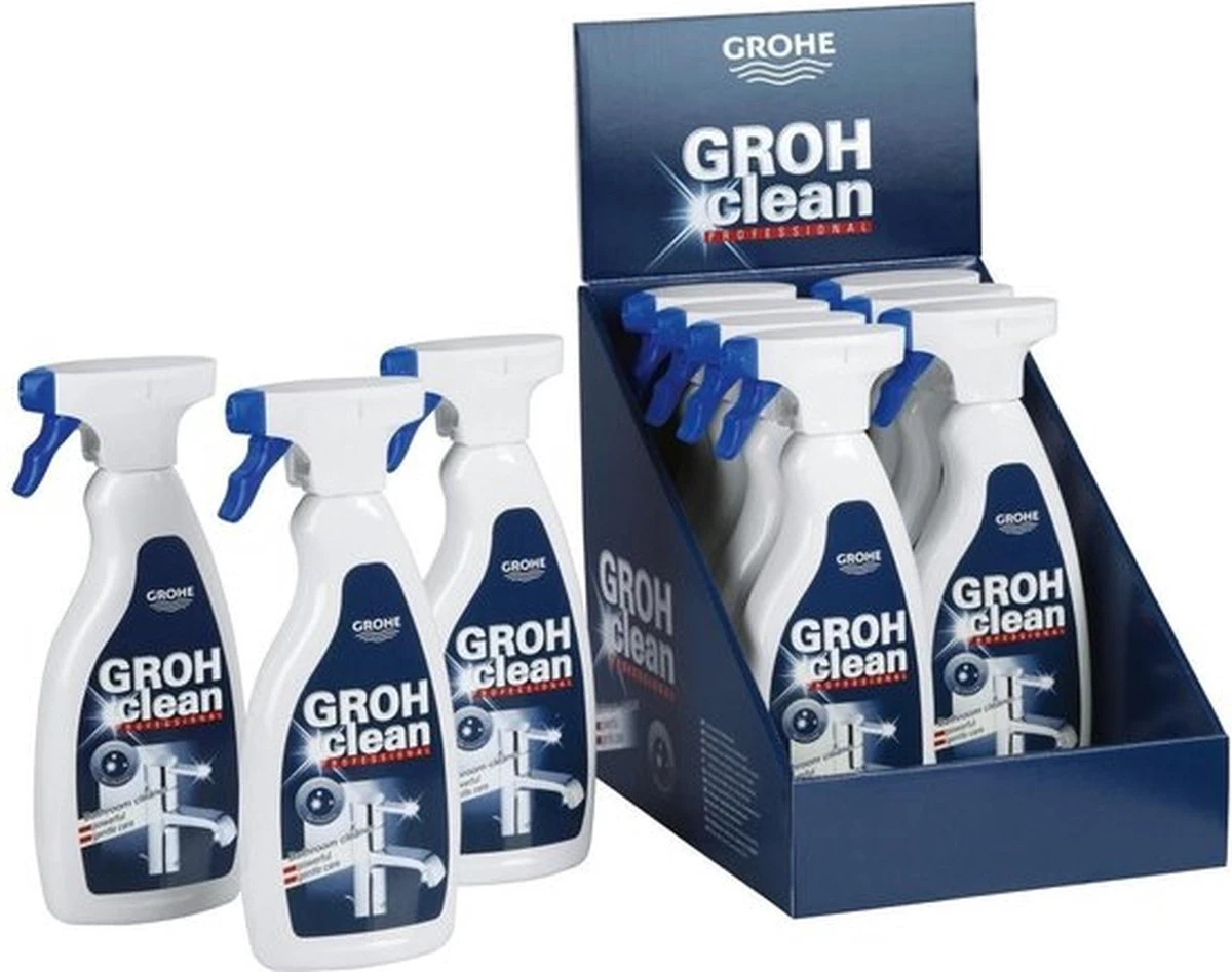 GROHE Grohclean Sproeiflacon Reiniger - 500 Ml - Schoonmaakmiddel - 48166000 6 GROHE Grohclean Sproeiflacon Reiniger - 500 Ml - Schoonmaakmiddel - 48166000 - Afbeelding 6