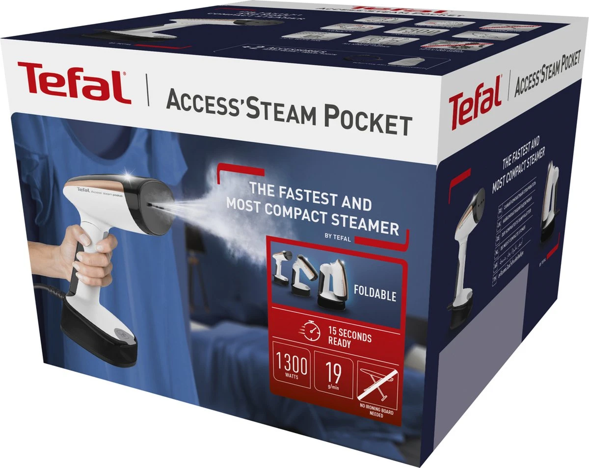 Tefal Access Steam Pocket DT3030 - Kledingstomer 12 Tefal Access Steam Pocket DT3030 - Kledingstomer - Afbeelding 12