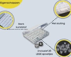Merkloos Set Van 25 Professionele Naaimachine Spoelen - Sterke Universele Naaimachine Spoeltjes - 2 Bij 1 Cm - Spoelendoos - Naaien 8 Merkloos Set Van 25 Professionele Naaimachine Spoelen - Sterke Universele Naaimachine Spoeltjes - 2 Bij 1 Cm - Spoelendoos - Naaien -Huishoudelijke Benodigdheden 1200x959 2