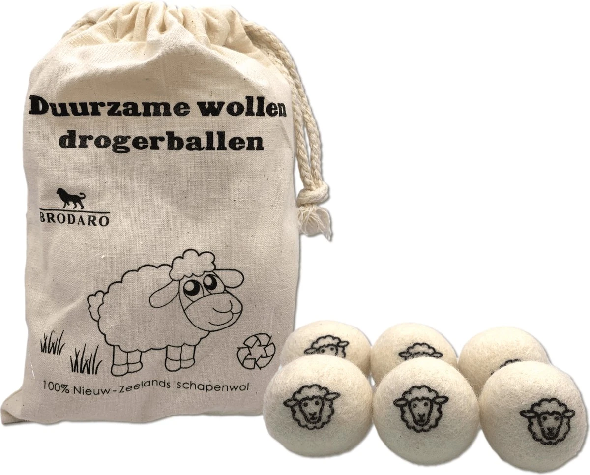 Drogerballen 6 Stuks - Wasbol - Droogballen - Herbruikbare Wasbollen - Wasverzachter - Wasdrogerballen - Doseerbol 1 Drogerballen 6 Stuks - Wasbol - Droogballen - Herbruikbare Wasbollen - Wasverzachter - Wasdrogerballen - Doseerbol