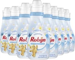 Robijn Jasmijn & Sandelhout Wasverzachter - 8 X 30 Wasbeurten- Voordeelverpakking -Huishoudelijke Benodigdheden 1200x967 2