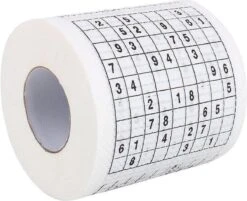 MikaMax Sudoku WC Papier - Sudoku - Iedervel Een Andere Sudoku - Toiletpapier - Puzzels - Puzzel -Huishoudelijke Benodigdheden 1200x975 3