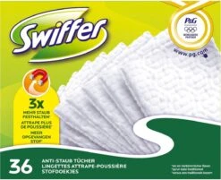 Swiffer Sweeper - 36 Navullingen - Doekjes Voor Vloeren -Huishoudelijke Benodigdheden 1200x976