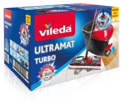 Vileda Ultramat Turbo - Reinigingsysteem - Met Pedaal -Huishoudelijke Benodigdheden 1200x992 1