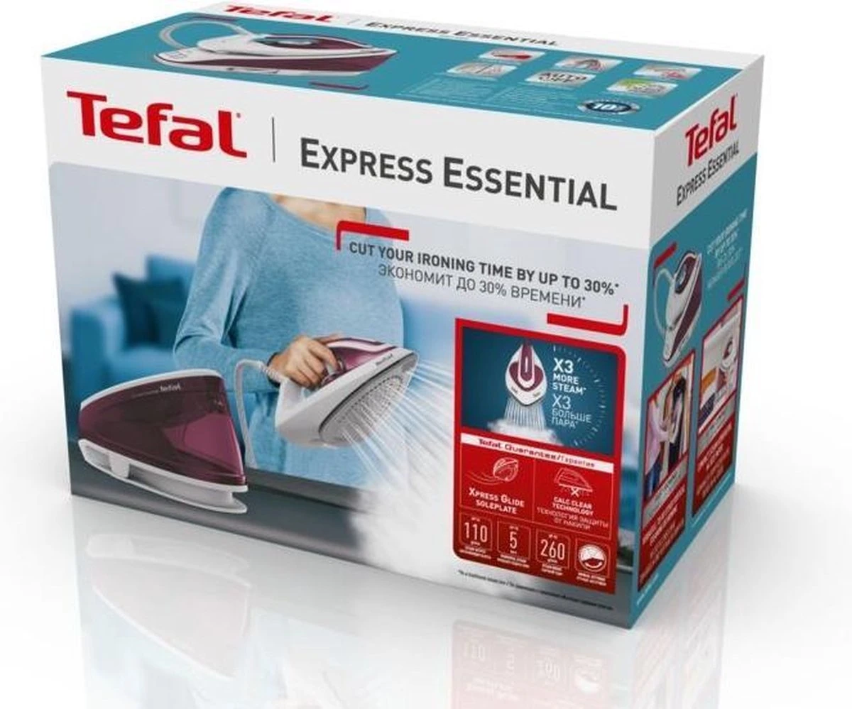 Tefal Express Essential Express Esstential SV6110 Stoomgenerator 16 Tefal Express Essential Express Esstential SV6110 Stoomgenerator - Afbeelding 16