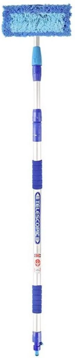 PROPLUS Pro Plus Wasborstel - Heavy Duty - Telescopische Steel - Uitschuifbaar Tot 3 Meter -Huishoudelijke Benodigdheden 254x1200