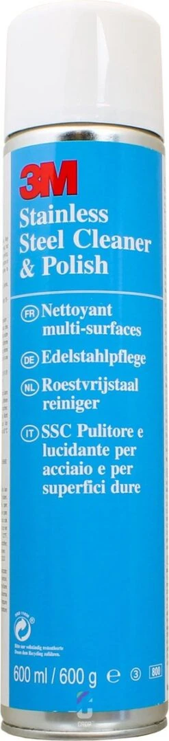 3M RVS Reiniger - 600 Ml -Huishoudelijke Benodigdheden 275x1200 2