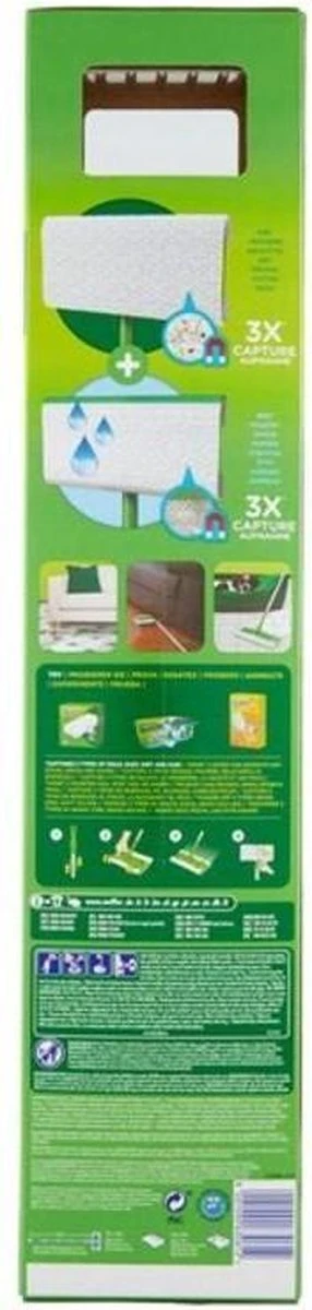 Swiffer Starterskit Vloerwisser Met 8 Stofdoeken En 3 Natte Doeken 4 Swiffer Starterskit Vloerwisser Met 8 Stofdoeken En 3 Natte Doeken - Afbeelding 4