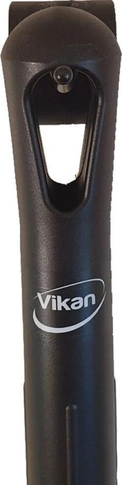 Vikan Vloertrekker Met Steel Zwart - 40 Cm Vloerwisser - Kunststof Steel - Ophanghaak - Watertrekker In Badkamer -Huishoudelijke Benodigdheden 302x1200