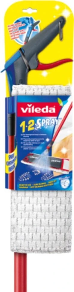 Vileda 1.2 Spray - Vloerwisser - 36cm Wisbreedte - Rood -Huishoudelijke Benodigdheden 306x1200