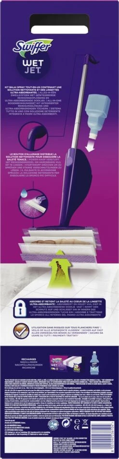 Swiffer WetJet Startset - Alles In één Dweilsysteem -Huishoudelijke Benodigdheden 313x1200