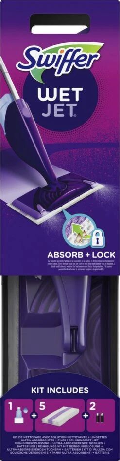 Swiffer WetJet Startset - Alles In één Dweilsysteem -Huishoudelijke Benodigdheden 314x1200