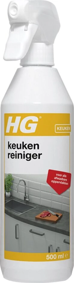 HG Keuken Reiniger - 500ml - Effectief En Hygiënisch - Voor Alle Afwasbare Oppervlakken -Huishoudelijke Benodigdheden 315x1200 2
