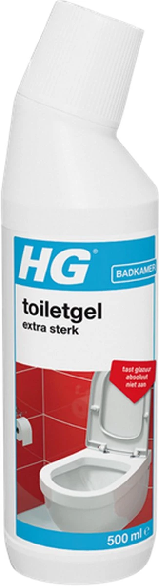 HG Super Krachtige Toiletreiniger - 500 Ml - 2 Stuks 1 HG Super Krachtige Toiletreiniger - 500 Ml - 2 Stuks