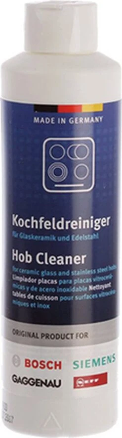 Bosch / Siemens Kookplaat Reiniger - 250 Ml -Huishoudelijke Benodigdheden 335x1200