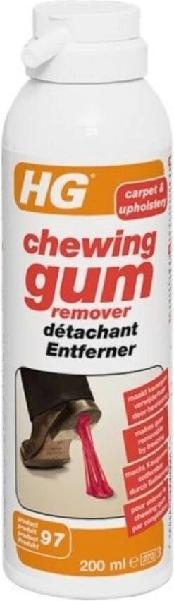 HG Chewing Gum Remover (HG Product 97) - 200ml - Bevriest Kauwgom 13 HG Chewing Gum Remover (HG Product 97) - 200ml - Bevriest Kauwgom -Huishoudelijke Benodigdheden 348x1200