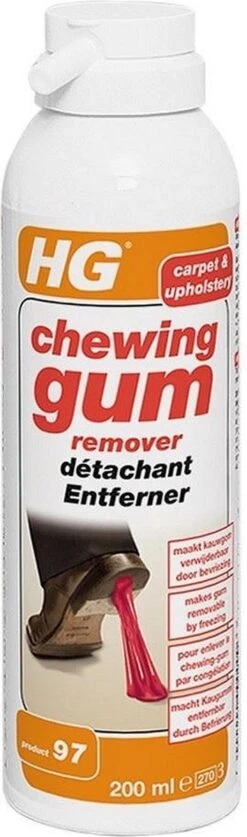 HG Chewing Gum Remover (HG Product 97) - 200ml - Bevriest Kauwgom 11 HG Chewing Gum Remover (HG Product 97) - 200ml - Bevriest Kauwgom -Huishoudelijke Benodigdheden 354x1200