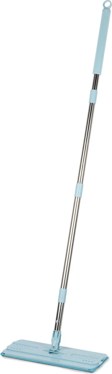 Alpina Platte Mop Met Emmer - Incl. 2 Microvezeldoeken - Voor Harde Vloeren - 360° Draaibaar 7 Alpina Platte Mop Met Emmer - Incl. 2 Microvezeldoeken - Voor Harde Vloeren - 360° Draaibaar - Afbeelding 7