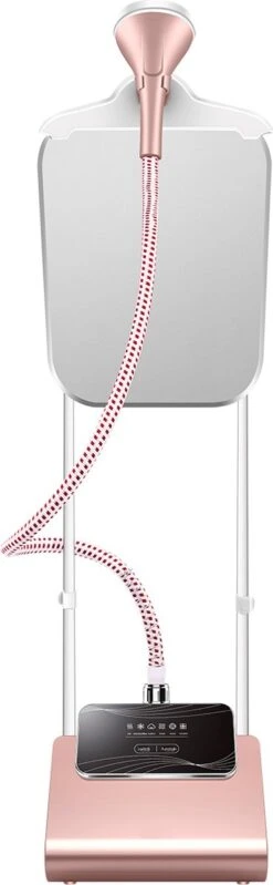 Niceey Kledingstomer - Incl. Strijkplank - Met 6 Standen - Krachtig Stomen - Steamer - 1800Watt - 2,5L Watercapaciteit - Wit/Roze