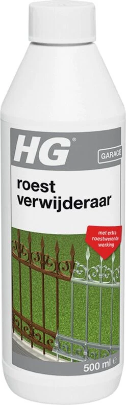HG Roestverwijderaar - 500 Ml - Verwijdert Roest Zonder Schuren - Roestwerende Werking -Huishoudelijke Benodigdheden 373x1200 3