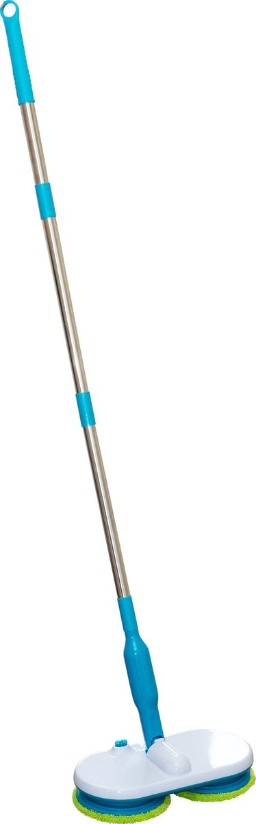 Mediashop Hurricane Floating Mop Elektrische Dweil - Oplaadbare Vloerwisser Voor Dweilen, Schrobben En Boenen - Met 2x 3 Microvezelpads 1 Mediashop Hurricane Floating Mop Elektrische Dweil - Oplaadbare Vloerwisser Voor Dweilen, Schrobben En Boenen - Met 2x 3 Microvezelpads