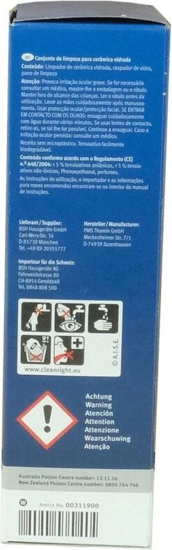 Bosch / Siemens Kookplaat Onderhoudsset - Onderhoudsset Voor Keramische Oppervlakken 13 Bosch / Siemens Kookplaat Onderhoudsset - Onderhoudsset Voor Keramische Oppervlakken -Huishoudelijke Benodigdheden 377x1200 1