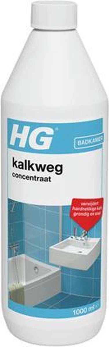 HG Kalkweg Concentraat - 1 L - Krachtige Ontkalker - Geconcentreerd 1 HG Kalkweg Concentraat - 1 L - Krachtige Ontkalker - Geconcentreerd
