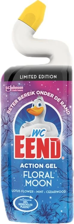 WC Eend Toiletreiniger Action Gel Floral Moon - 6x 750 Ml - Voordeelverpakking 8 WC Eend Toiletreiniger Action Gel Floral Moon - 6x 750 Ml - Voordeelverpakking -Huishoudelijke Benodigdheden 399x1200 1