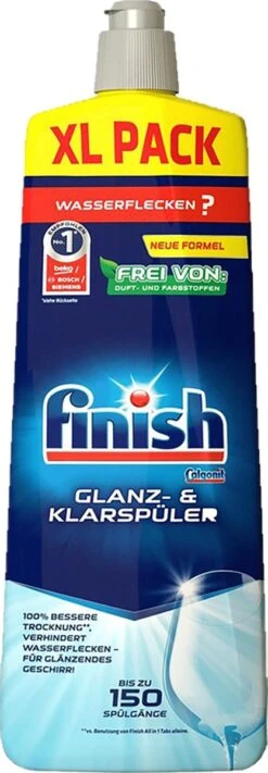 Finish Vaatwaszout 4kg Doos - Zout Voor De Vaatwasser + Finish - Glansspoelmiddel - 800 Ml -Huishoudelijke Benodigdheden 417x1200 2