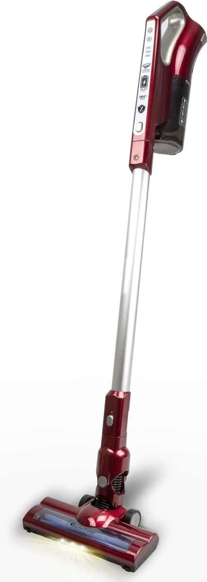 TurboTronic VS180 Draadloze Steelstofzuiger Met Handstofzuiger - Rood 15 TurboTronic VS180 Draadloze Steelstofzuiger Met Handstofzuiger - Rood - Afbeelding 15