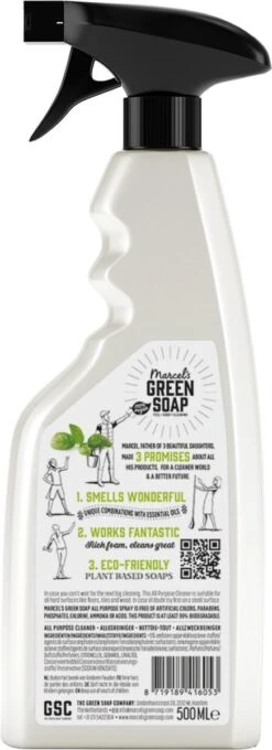 Marcel's Green Soap Allesreiniger Spray Basilicum & Vertivert Gras - 6 X 500 Ml 11 Marcel's Green Soap Allesreiniger Spray Basilicum & Vertivert Gras - 6 X 500 Ml -Huishoudelijke Benodigdheden 436x1200 2