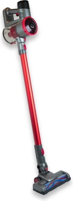 Infinity Goods Steelstofzuiger - Draadloos - 4-in-1 - Kruimelzuiger - Inclusief Accu En Oplader - 6500 PA Zuigkracht - Zonder Zak - Rood/Grijs -Huishoudelijke Benodigdheden 440x1200 5