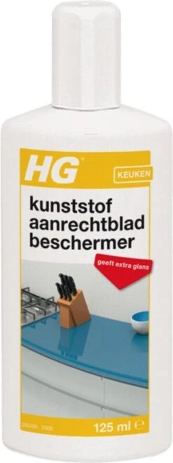 HG Kunststof Aanrechtbladbeschermer - 125ml - Voor Kunststof Oppervlakken -Huishoudelijke Benodigdheden 450x1200 1