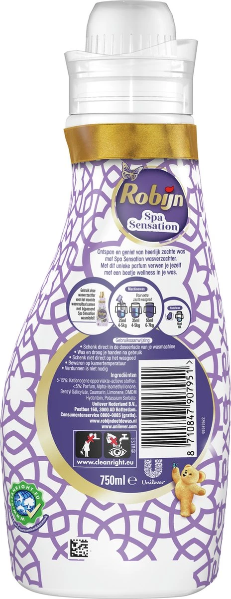 Robijn Collections Spa Sensation Wasverzachter - 8 X 30 Wasbeurten - Voordeelverpakking 3 Robijn Collections Spa Sensation Wasverzachter - 8 X 30 Wasbeurten - Voordeelverpakking - Afbeelding 3