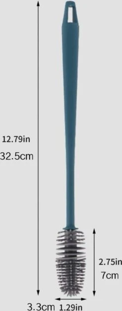 Afwasborstel Voor Lange Glazen Siliconen/ Flessenborstel / Siliconen Borstel Beker Glazen Vaas/ Baby Flessenborstel / Duurzame Afwasborstel / Afwasborstel Voor Lange Glazen / Reinigingsborstel / Siliconen Afwasborstel/ Fles Borstel -Huishoudelijke Benodigdheden 471x1200 2