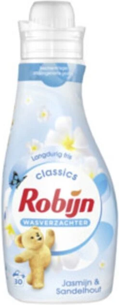 Robijn Jasmijn & Sandelhout Wasverzachter - 8 X 30 Wasbeurten- Voordeelverpakking -Huishoudelijke Benodigdheden 471x1200