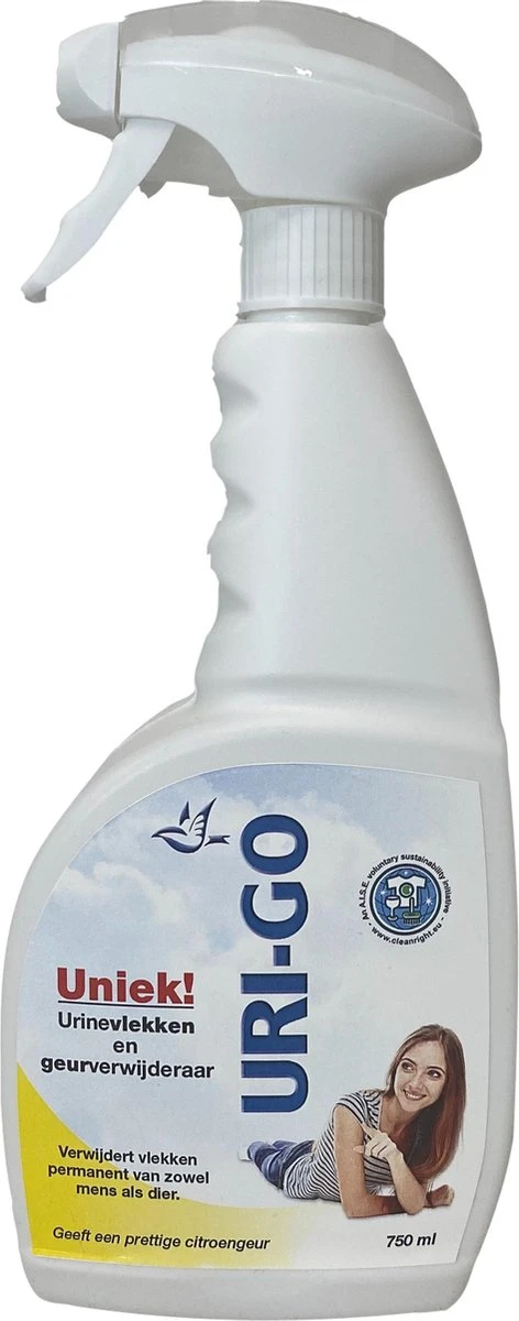 Uri-go Urinegeur En -vlekverwijderaar 750ml 1 Uri-go Urinegeur En -vlekverwijderaar 750ml