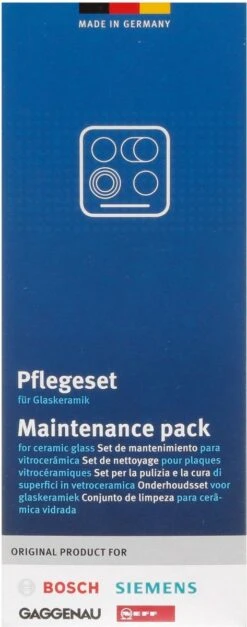 Bosch / Siemens Kookplaat Onderhoudsset - Onderhoudsset Voor Keramische Oppervlakken 10 Bosch / Siemens Kookplaat Onderhoudsset - Onderhoudsset Voor Keramische Oppervlakken -Huishoudelijke Benodigdheden 473x1200