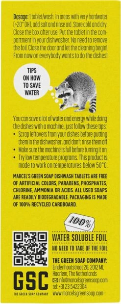 Marcel's Green Soap Vaatwastabletten Grapefruit & Limoen - 25 Stuks -Huishoudelijke Benodigdheden 478x1200 6