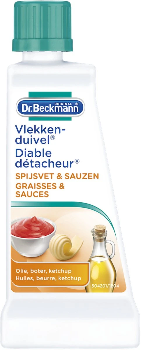 Dr. Beckmann Vlekkenduivel Spijsvet & Sauzen 50 Ml 6 Dr. Beckmann Vlekkenduivel Spijsvet & Sauzen 50 Ml - Afbeelding 6