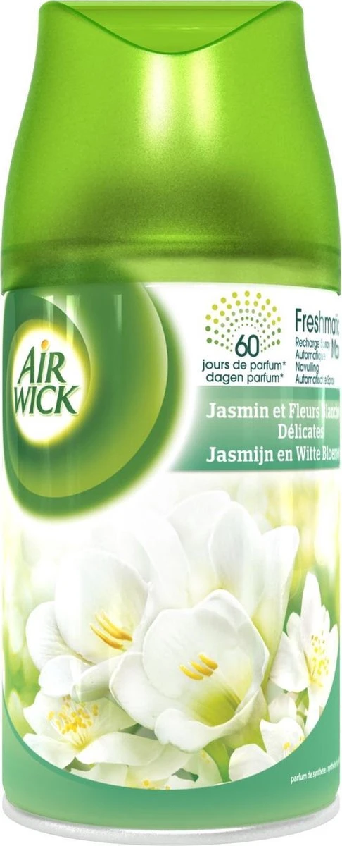 Air Wick Luchtverfrisser Navulling Freshmatic Jasmijn & Witte Bloemen 6 X 250 Ml 2 Air Wick Luchtverfrisser Navulling Freshmatic Jasmijn & Witte Bloemen 6 X 250 Ml - Afbeelding 2