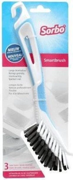 Set Van 2 Sorbo Smartbrush Afwasborstels Blauw/wit - Afwassen Afwasborstel - Huishoudelijke Keukenaccessoires -Huishoudelijke Benodigdheden 490x1200 1