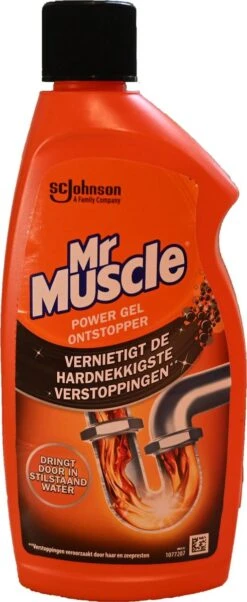 3x Mr. Muscle Power Gel Ontstopper 500 Ml -Huishoudelijke Benodigdheden 492x1200 4