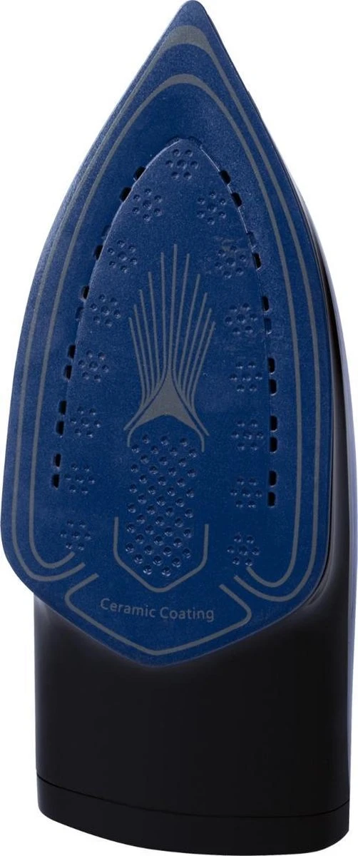 Bomann DB 6038 CB - Droog- & Stoomstrijkijzer - Keramische Zoolplaat 2800 W -Zwart/ Blauw 2 Bomann DB 6038 CB - Droog- & Stoomstrijkijzer - Keramische Zoolplaat 2800 W -Zwart/ Blauw - Afbeelding 2