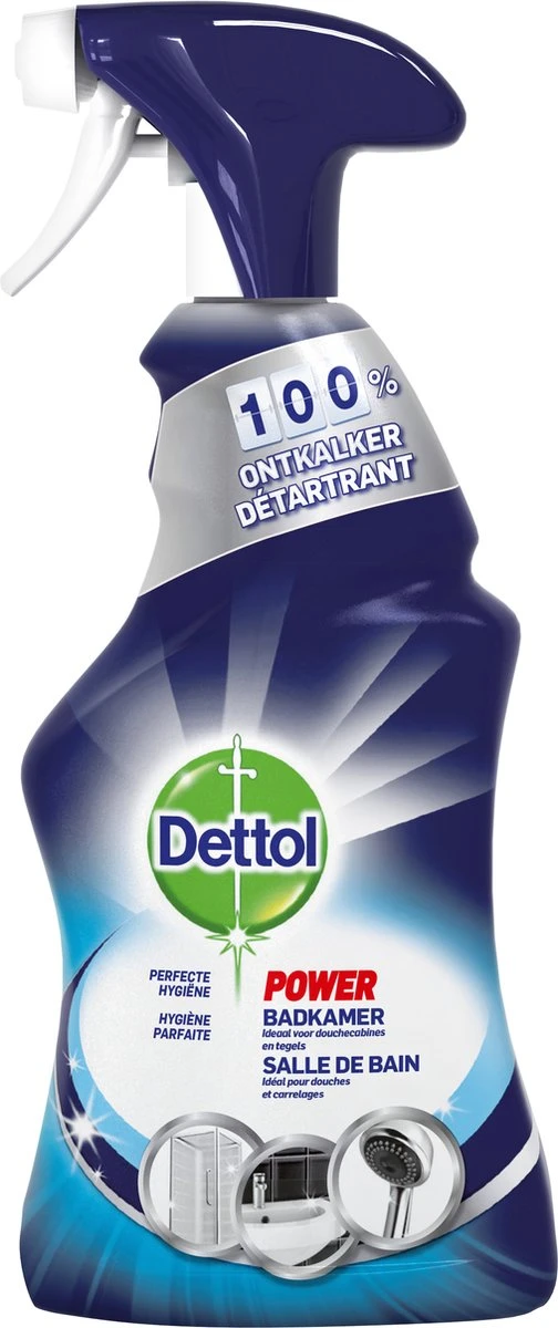 Dettol - Perfecte Hygiëne - Badkamerreiniger - Allesreiniger Spray - 6 X 500 Ml - Grootverpakking 4 Dettol - Perfecte Hygiëne - Badkamerreiniger - Allesreiniger Spray - 6 X 500 Ml - Grootverpakking - Afbeelding 4