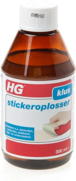 HG Stickerverwijderaar - 300ml - Eenvoudig In Gebruik - 100% Lijmrestenverwijdering -Huishoudelijke Benodigdheden 508x1200 2