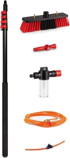 Merkloos Telescoopsteel Ramenwassen 4,6M - Met Borstel & Waterdoorvoer - Voor Ramen - Watertoevoer - Borstel 19 Merkloos Telescoopsteel Ramenwassen 4,6M - Met Borstel & Waterdoorvoer - Voor Ramen - Watertoevoer - Borstel -Huishoudelijke Benodigdheden 535x1200