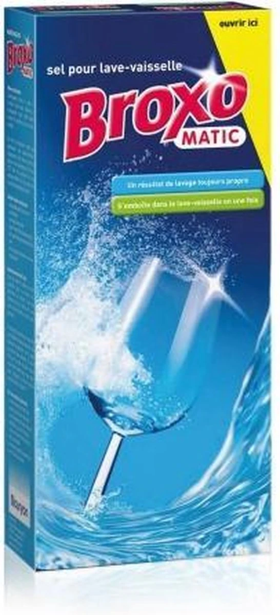 Broxo Matic Vaatwaszout 5 X 1kg | Korrels | Voorkomt Kalkafzetting | Vaatwasser Zout | Promo Verpakking 2 Broxo Matic Vaatwaszout 5 X 1kg | Korrels | Voorkomt Kalkafzetting | Vaatwasser Zout | Promo Verpakking - Afbeelding 2