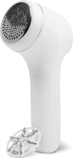 Merkloos Elektrische Pluizenverwijderaar – Ontpluizer – Ontpiller - USB Oplaadbaar – Krachtige Batterij – Extra Grote Scheerkop – Voor Bed/bank/kleding - 3x Opzetstuk – Wit